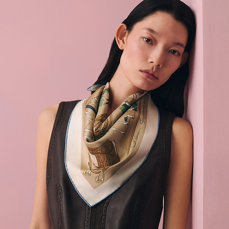 Lenço 70 Equipements à Cheval sur l'Elégance | Hermès Brasil